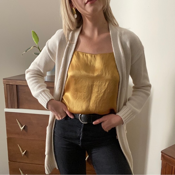 GAP Cotton Cream cardigan - Picture 6 of 6